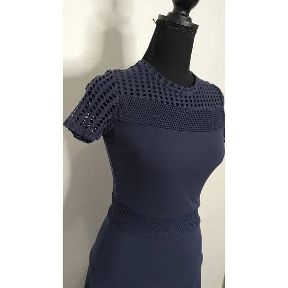 Michael Kors Sheat Women Dress SIze XS Navy Blue - Picture 12 of 12